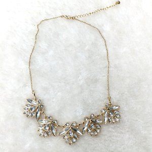 Vintage Liz Claiborne Crystals Statement Necklace